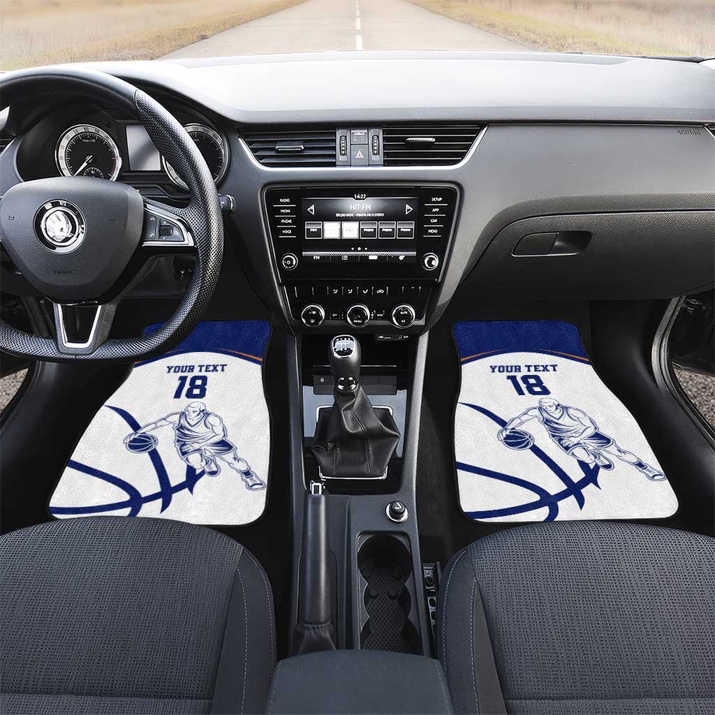 Cyprus Basketball Custom Car Mats Go Champion - Wonder Print Shop