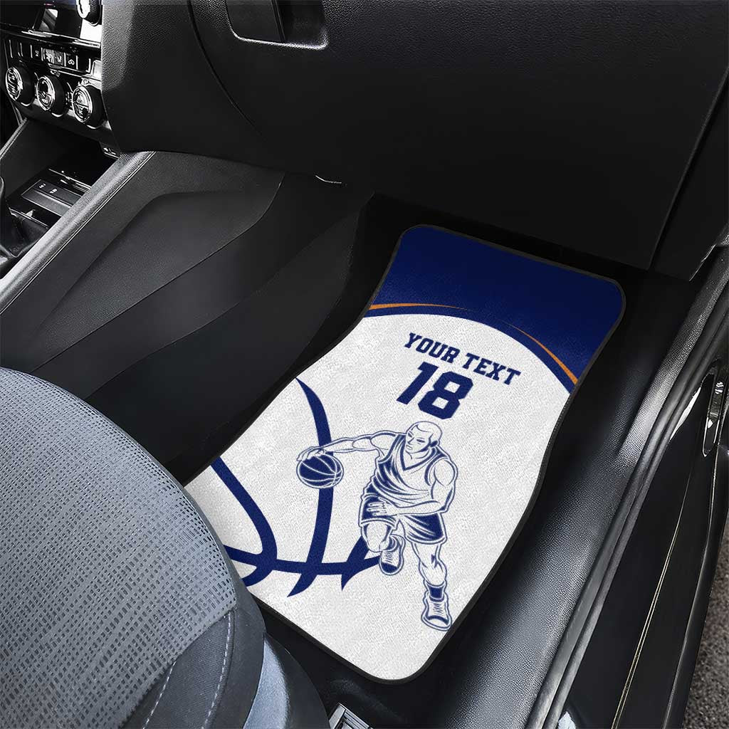 Cyprus Basketball Custom Car Mats Go Champion - Wonder Print Shop