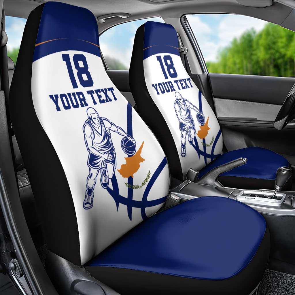 Cyprus Basketball Custom Car Seat Cover Go Champion - Wonder Print Shop