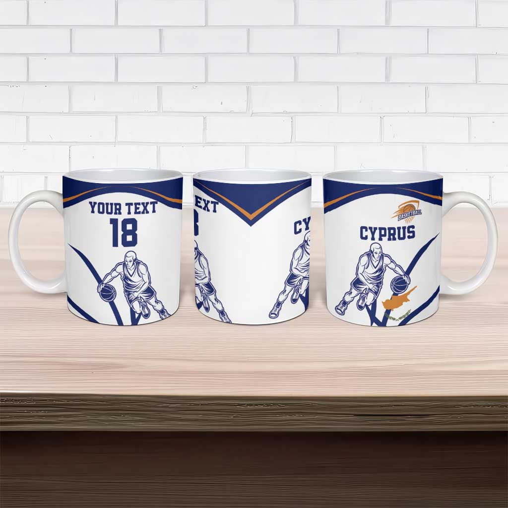 Cyprus Basketball Custom Ceramic Mug Go Champion - Wonder Print Shop