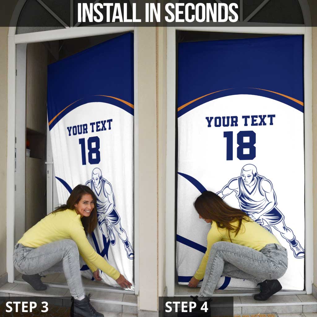 Cyprus Basketball Custom Door Cover Go Champion - Wonder Print Shop