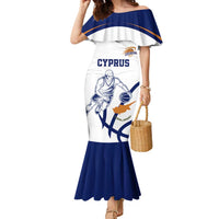 Cyprus Basketball Custom Family Matching Mermaid Dress and Hawaiian Shirt Go Champion - Wonder Print Shop