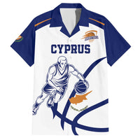Cyprus Basketball Custom Family Matching Off The Shoulder Long Sleeve Dress and Hawaiian Shirt Go Champion - Wonder Print Shop