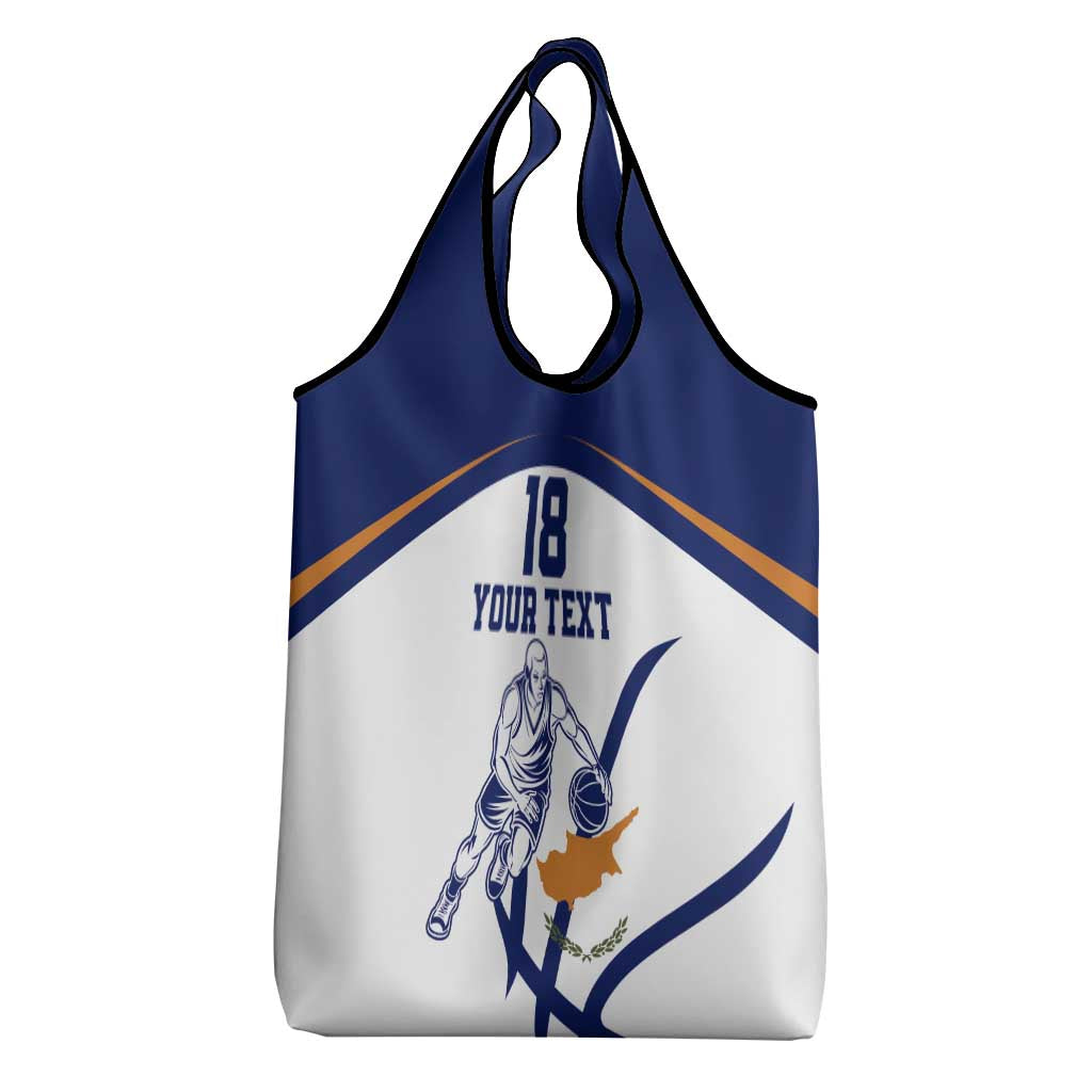 Cyprus Basketball Custom Grocery Bag Go Champion - Wonder Print Shop