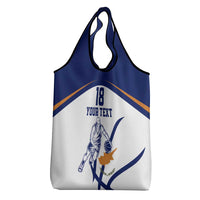Cyprus Basketball Custom Grocery Bag Go Champion - Wonder Print Shop