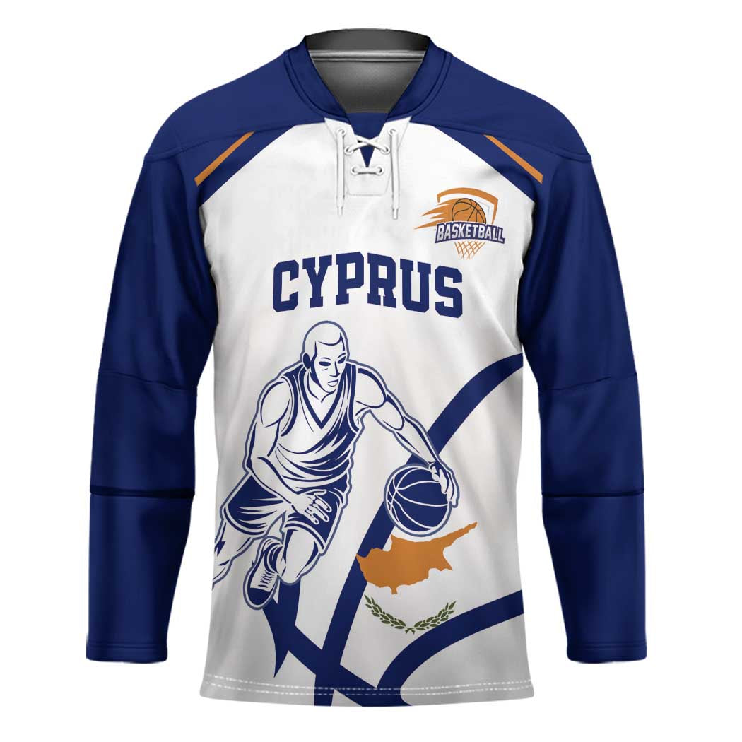 Cyprus Basketball Custom Hockey Jersey Go Champion - Wonder Print Shop