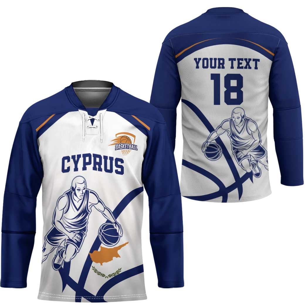 Cyprus Basketball Custom Hockey Jersey Go Champion - Wonder Print Shop