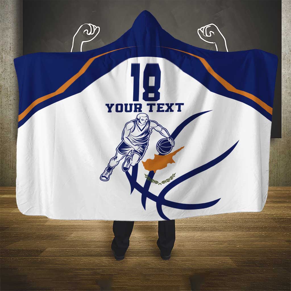 Cyprus Basketball Custom Hooded Blanket Go Champion - Wonder Print Shop