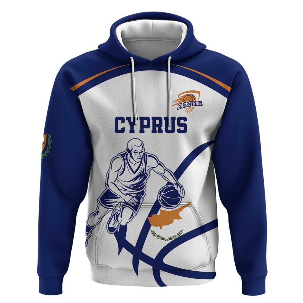 Cyprus Basketball Custom Hoodie Go Champion - Wonder Print Shop