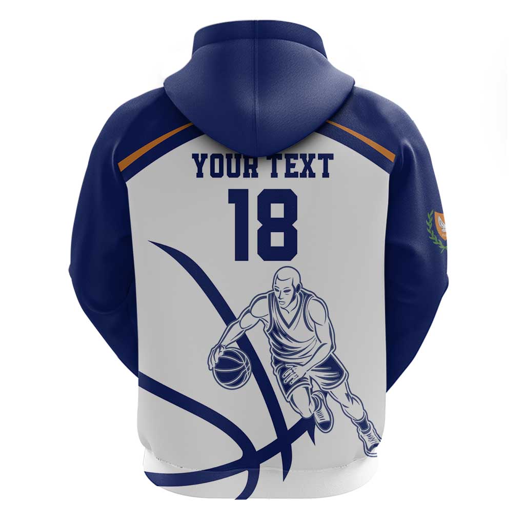 Cyprus Basketball Custom Hoodie Go Champion - Wonder Print Shop