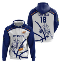 Cyprus Basketball Custom Hoodie Go Champion - Wonder Print Shop