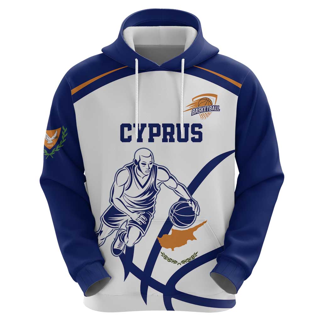 Cyprus Basketball Custom Hoodie Go Champion - Wonder Print Shop