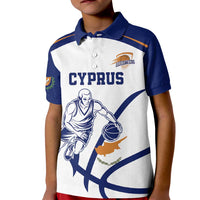 Cyprus Basketball Custom Kid Polo Shirt Go Champion - Wonder Print Shop