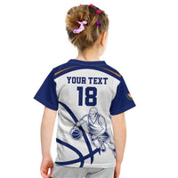 Cyprus Basketball Custom Kid T Shirt Go Champion - Wonder Print Shop