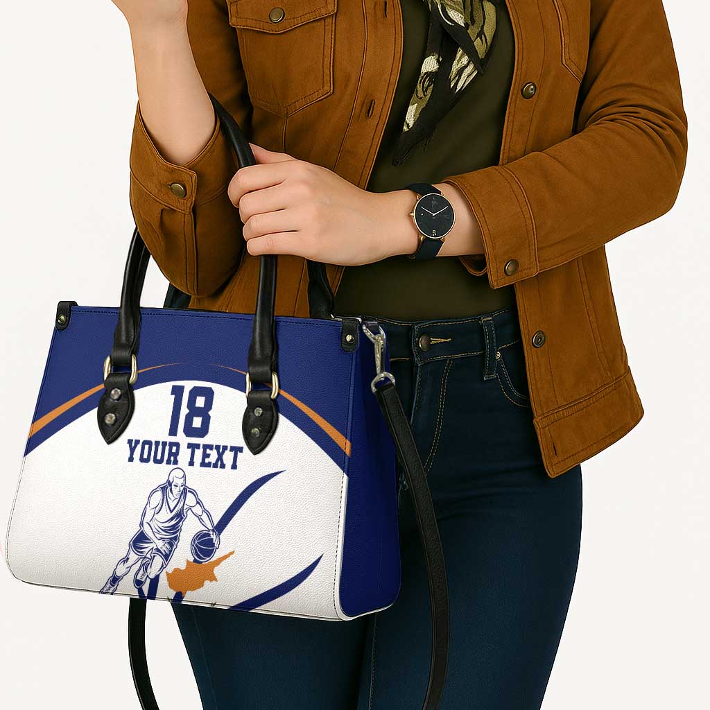Cyprus Basketball Custom Leather Bag Go Champion - Wonder Print Shop