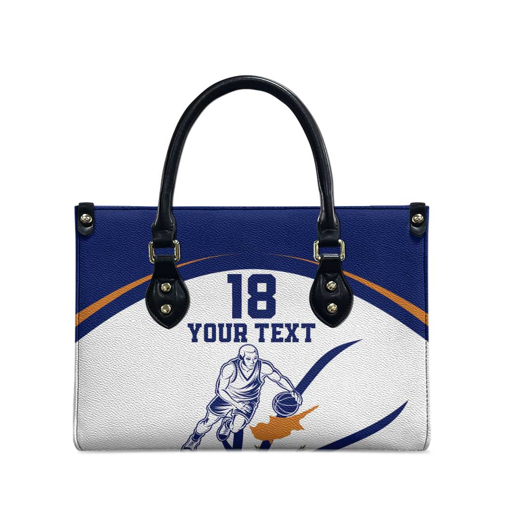 Cyprus Basketball Custom Leather Bag Go Champion - Wonder Print Shop