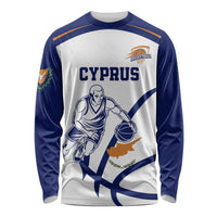 Cyprus Basketball Custom Long Sleeve Shirt Go Champion - Wonder Print Shop