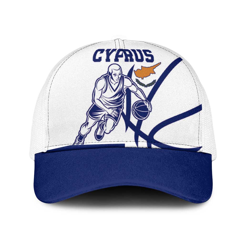 Cyprus Basketball Mesh Trucker Cap Go Champion - Wonder Print Shop