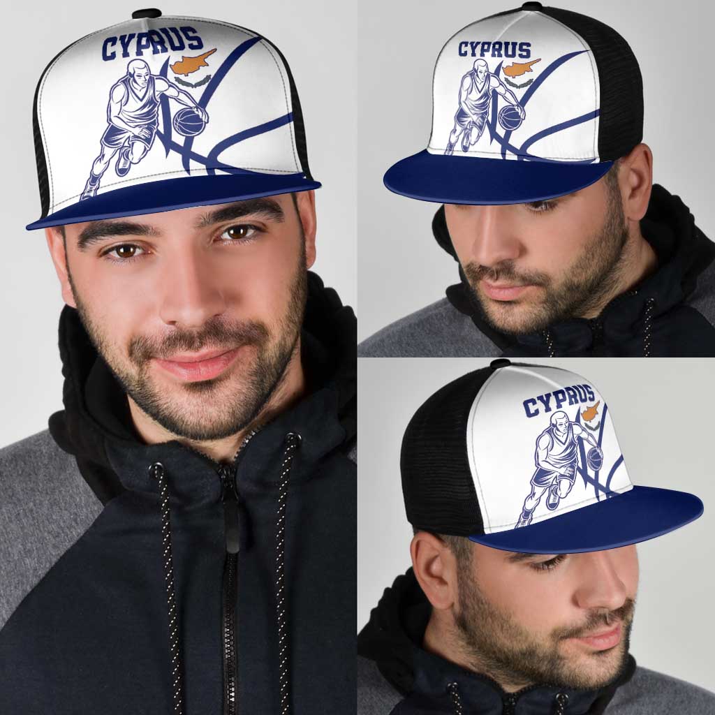Cyprus Basketball Mesh Trucker Cap Go Champion - Wonder Print Shop