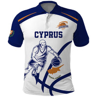 Cyprus Basketball Custom Polo Shirt Go Champion - Wonder Print Shop