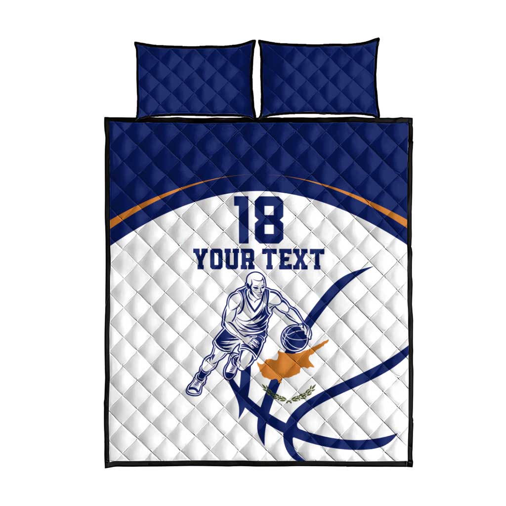 Cyprus Basketball Custom Quilt Bed Set Go Champion - Wonder Print Shop