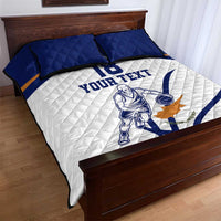 Cyprus Basketball Custom Quilt Bed Set Go Champion - Wonder Print Shop