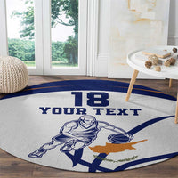 Cyprus Basketball Custom Round Carpet Go Champion - Wonder Print Shop