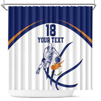 Cyprus Basketball Custom Shower Curtain Go Champion - Wonder Print Shop
