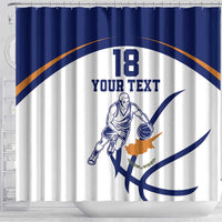 Cyprus Basketball Custom Shower Curtain Go Champion - Wonder Print Shop