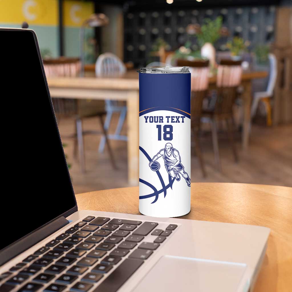 Cyprus Basketball Custom Skinny Tumbler Go Champion - Wonder Print Shop