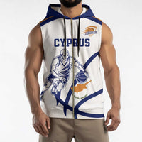 Cyprus Basketball Custom Sleeveless Zip Hoodie Go Champion - Wonder Print Shop