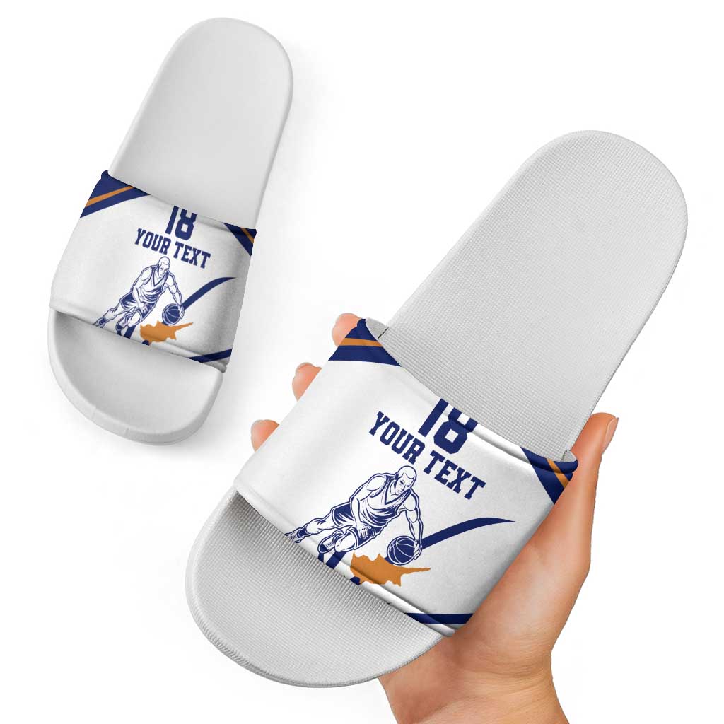 Cyprus Basketball Custom Slide Sandals Go Champion - Wonder Print Shop