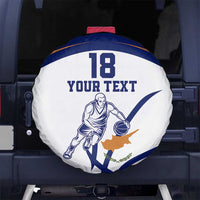 Cyprus Basketball Custom Spare Tire Cover Go Champion - Wonder Print Shop