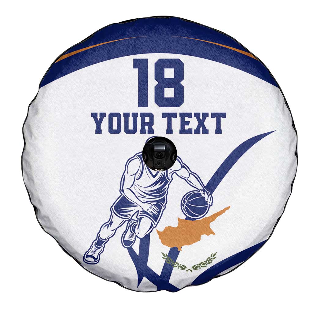 Cyprus Basketball Custom Spare Tire Cover Go Champion - Wonder Print Shop