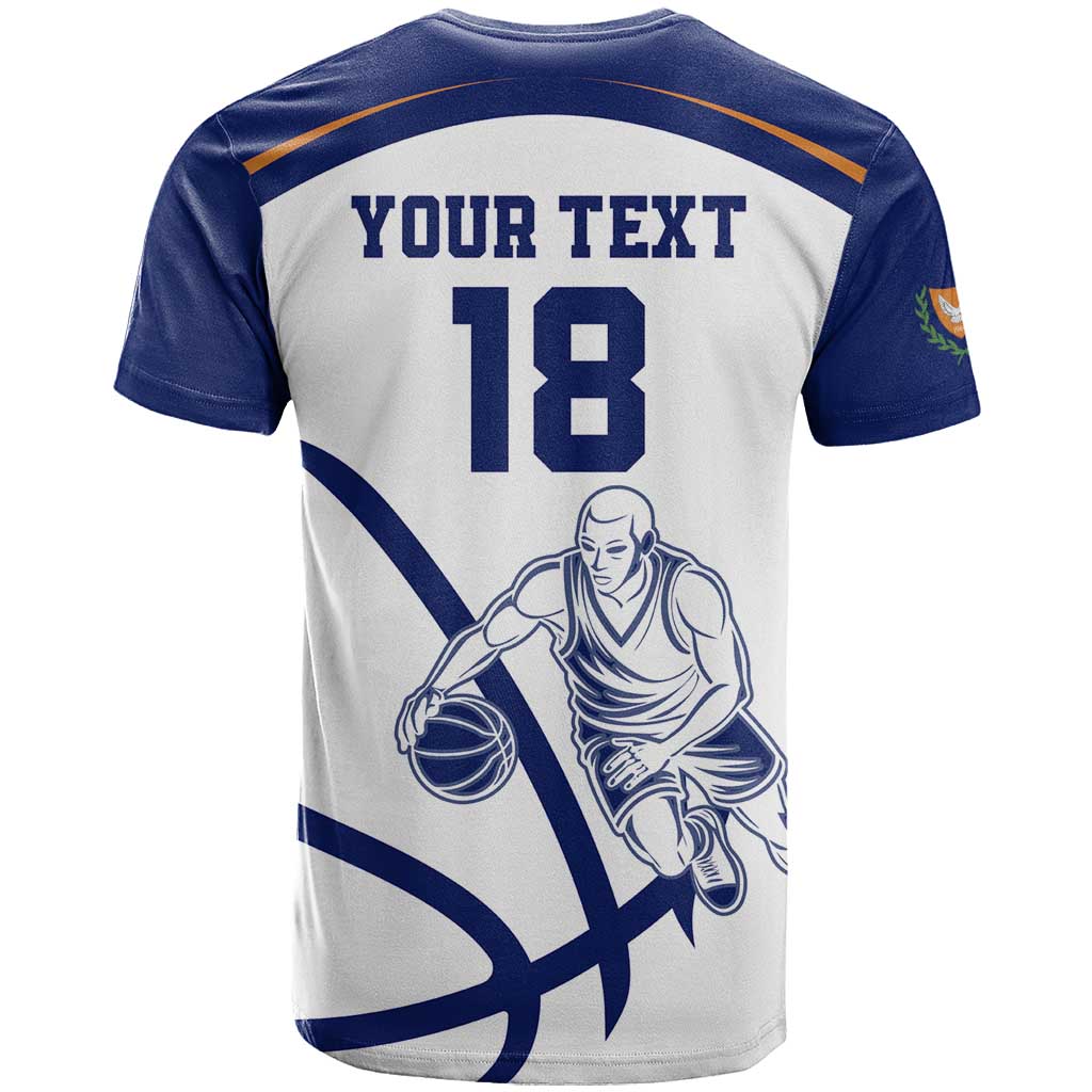 Cyprus Basketball Custom T Shirt Go Champion - Wonder Print Shop