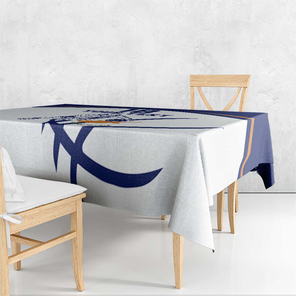 Cyprus Basketball Custom Tablecloth Go Champion - Wonder Print Shop