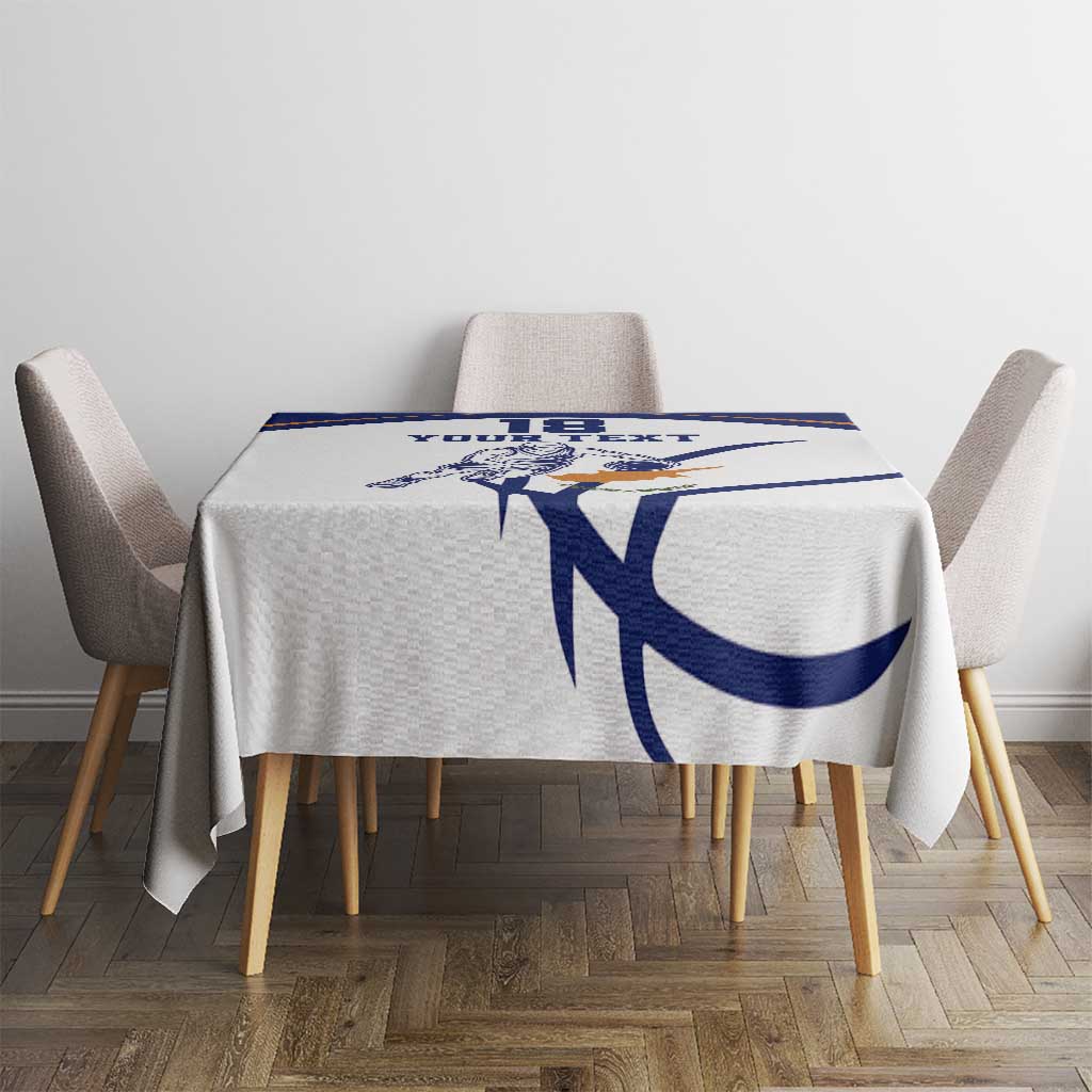 Cyprus Basketball Custom Tablecloth Go Champion - Wonder Print Shop