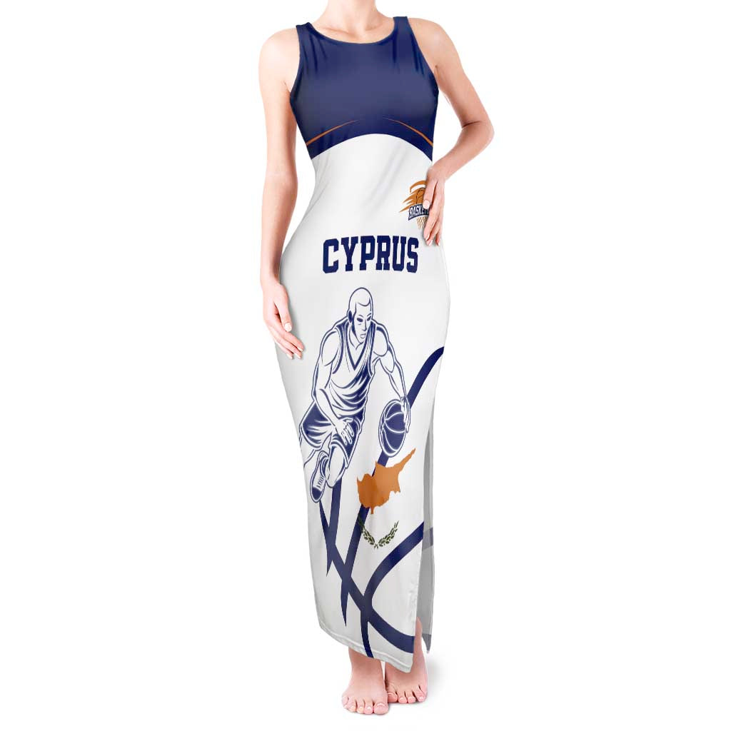 Cyprus Basketball Custom Tank Maxi Dress Go Champion - Wonder Print Shop