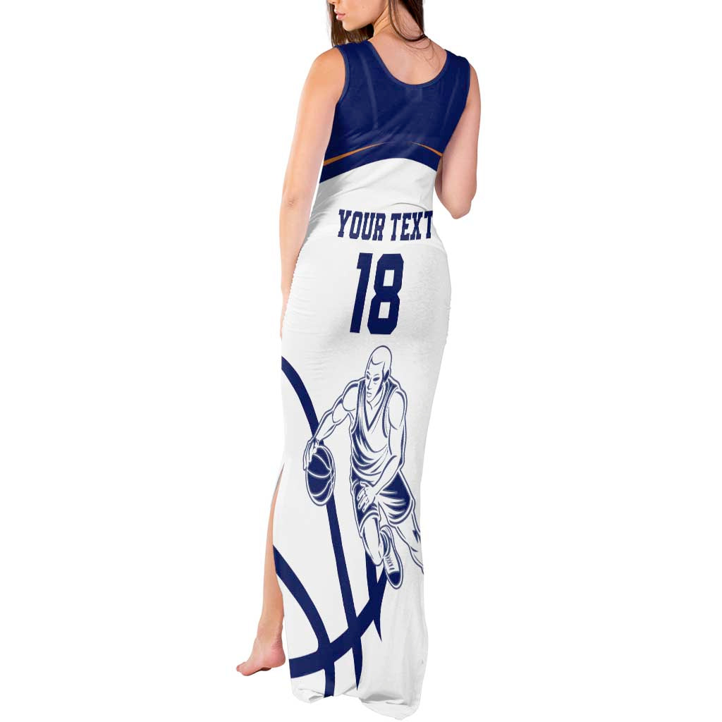 Cyprus Basketball Custom Tank Maxi Dress Go Champion - Wonder Print Shop