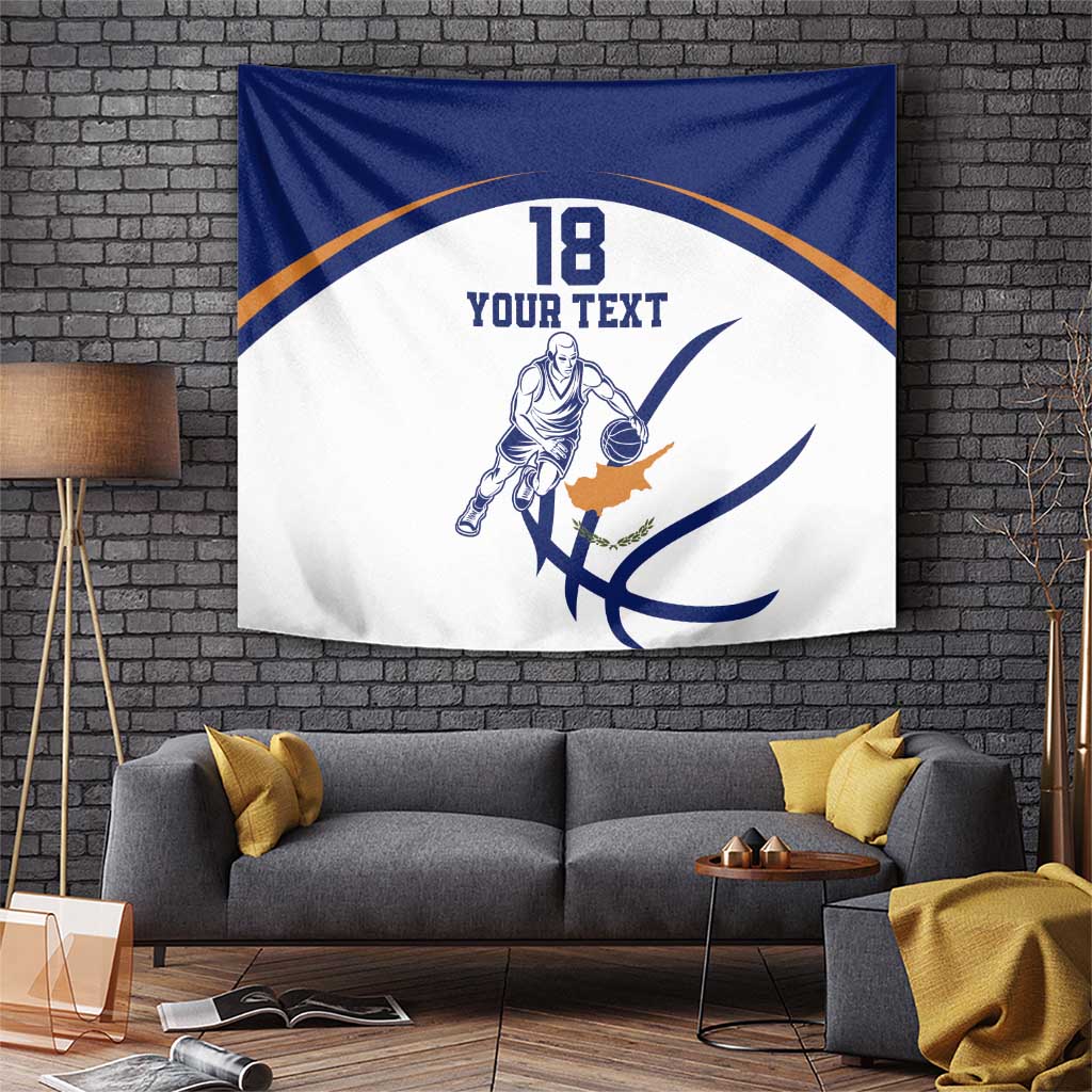 Cyprus Basketball Custom Tapestry Go Champion - Wonder Print Shop