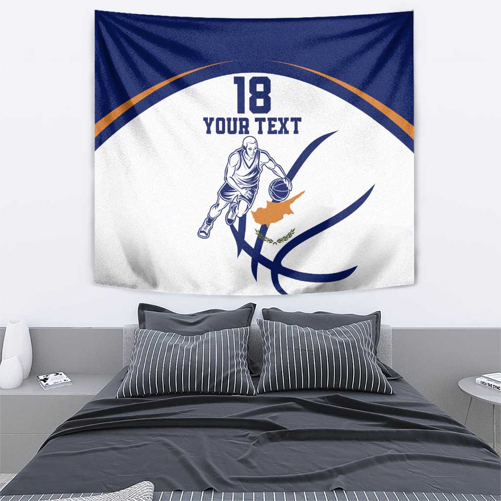 Cyprus Basketball Custom Tapestry Go Champion - Wonder Print Shop