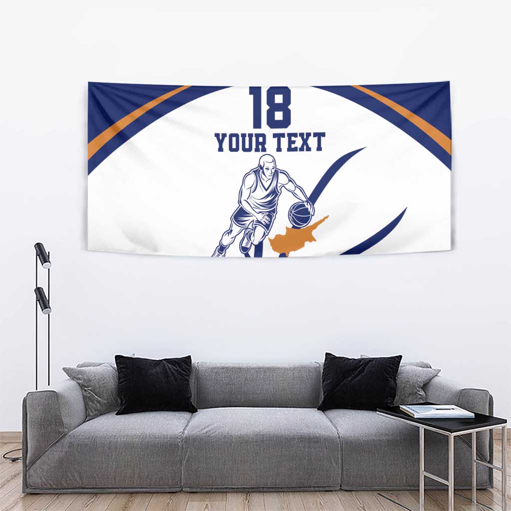 Cyprus Basketball Custom Tapestry Go Champion - Wonder Print Shop