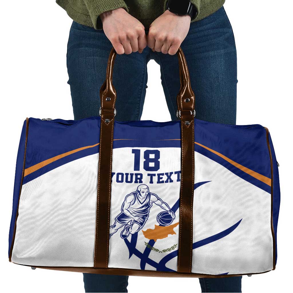 Cyprus Basketball Custom Travel Bag Go Champion - Wonder Print Shop