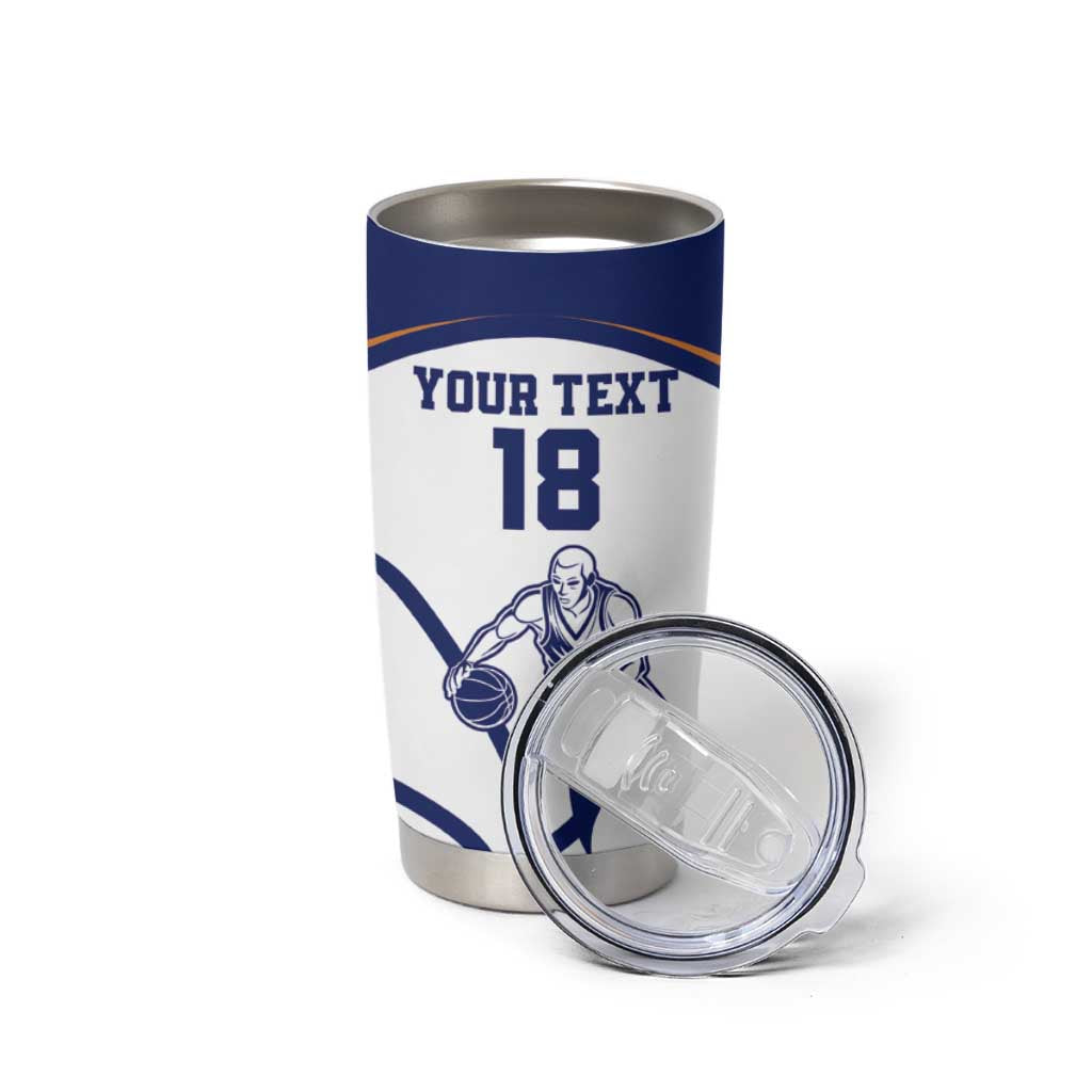 Cyprus Basketball Custom Tumbler Cup Go Champion - Wonder Print Shop