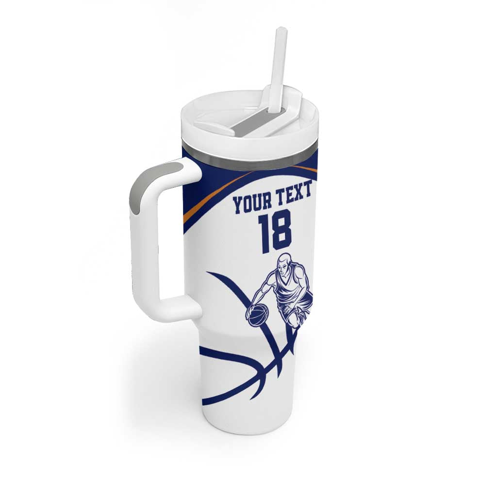 Cyprus Basketball Custom Tumbler With Handle Go Champion - Wonder Print Shop