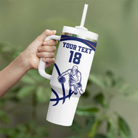 Cyprus Basketball Custom Tumbler With Handle Go Champion - Wonder Print Shop