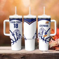 Cyprus Basketball Custom Tumbler With Handle Go Champion - Wonder Print Shop