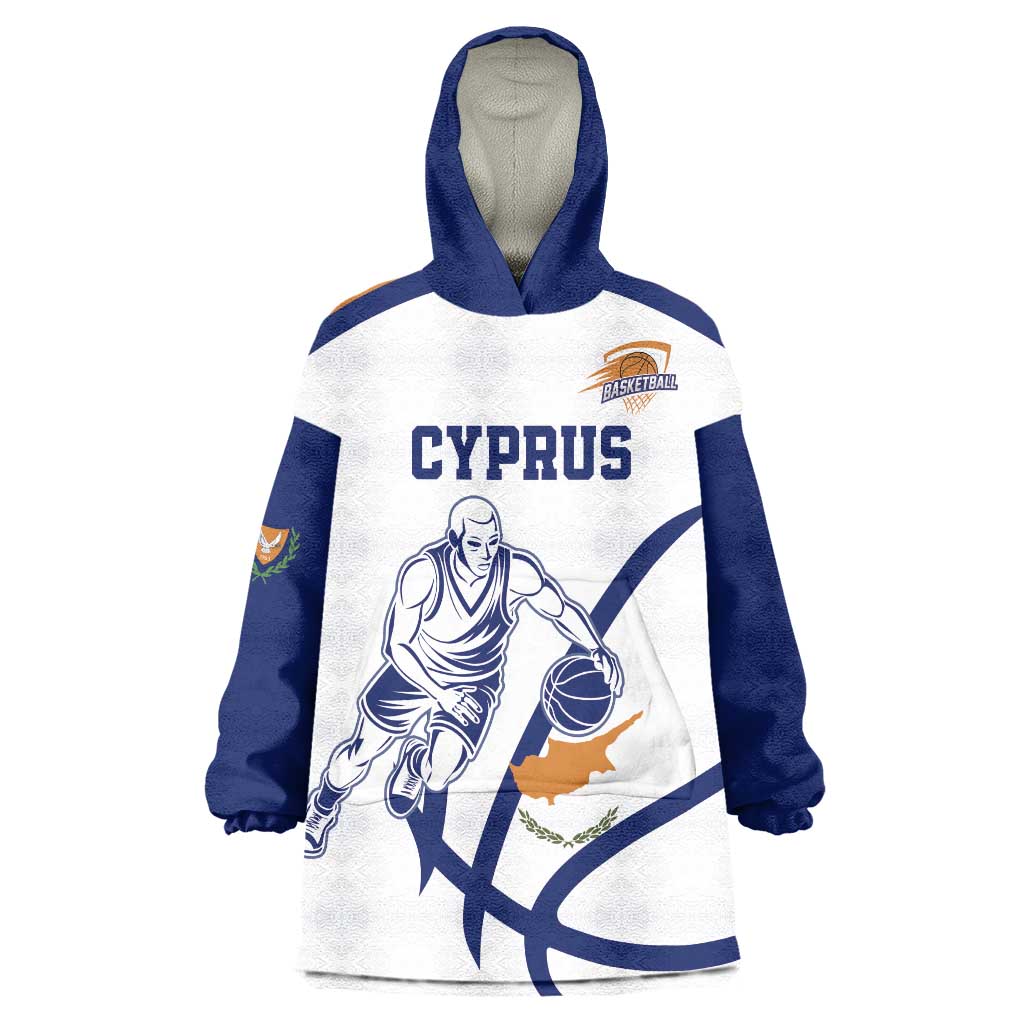 Cyprus Basketball Custom Wearable Blanket Hoodie Go Champion - Wonder Print Shop