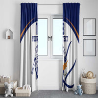 Cyprus Basketball Custom Window Curtain Go Champion - Wonder Print Shop