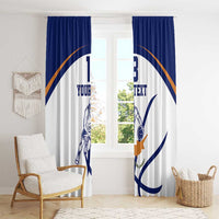 Cyprus Basketball Custom Window Curtain Go Champion - Wonder Print Shop